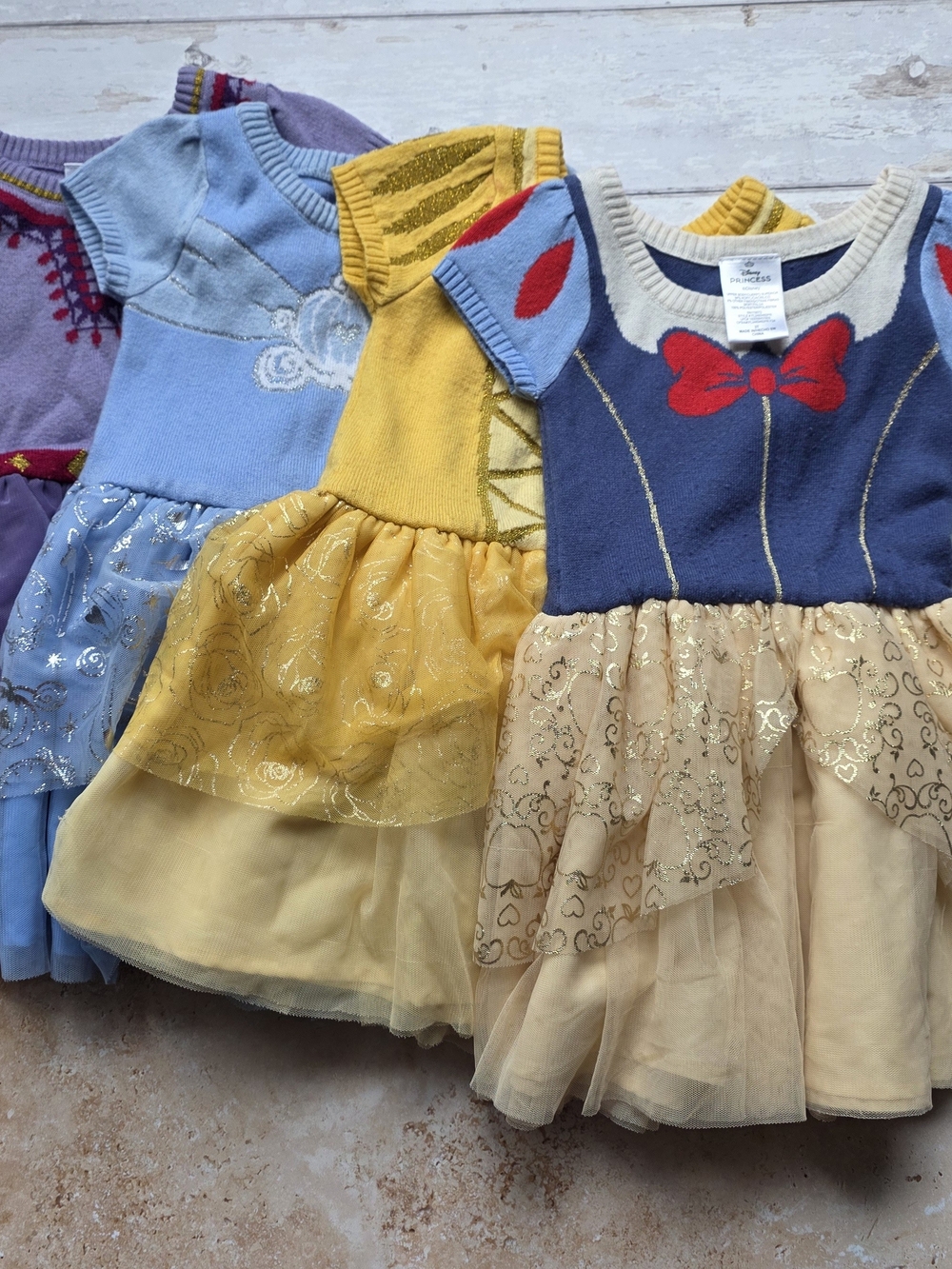 Take All Kids Navy and Cream Fairy Tale Princess Dress Costumes (3T)